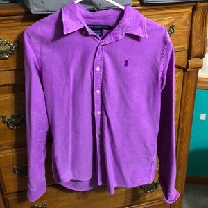 A polo button up